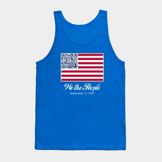 QR Constitution Tank Top by fishbiscuit